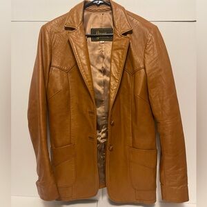 Vintage David James Women’s Leather Jacket